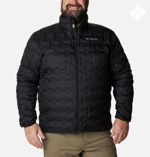 Jachete Din Puf Columbia Delta Ridge Barbati Negrii | Plus Size ZFQM78AZS